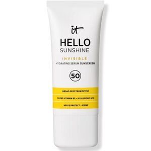 🌷 IT Cosmetics Hello Sunshine Invisible Sunscreen For Face SPF 50 New FullSz